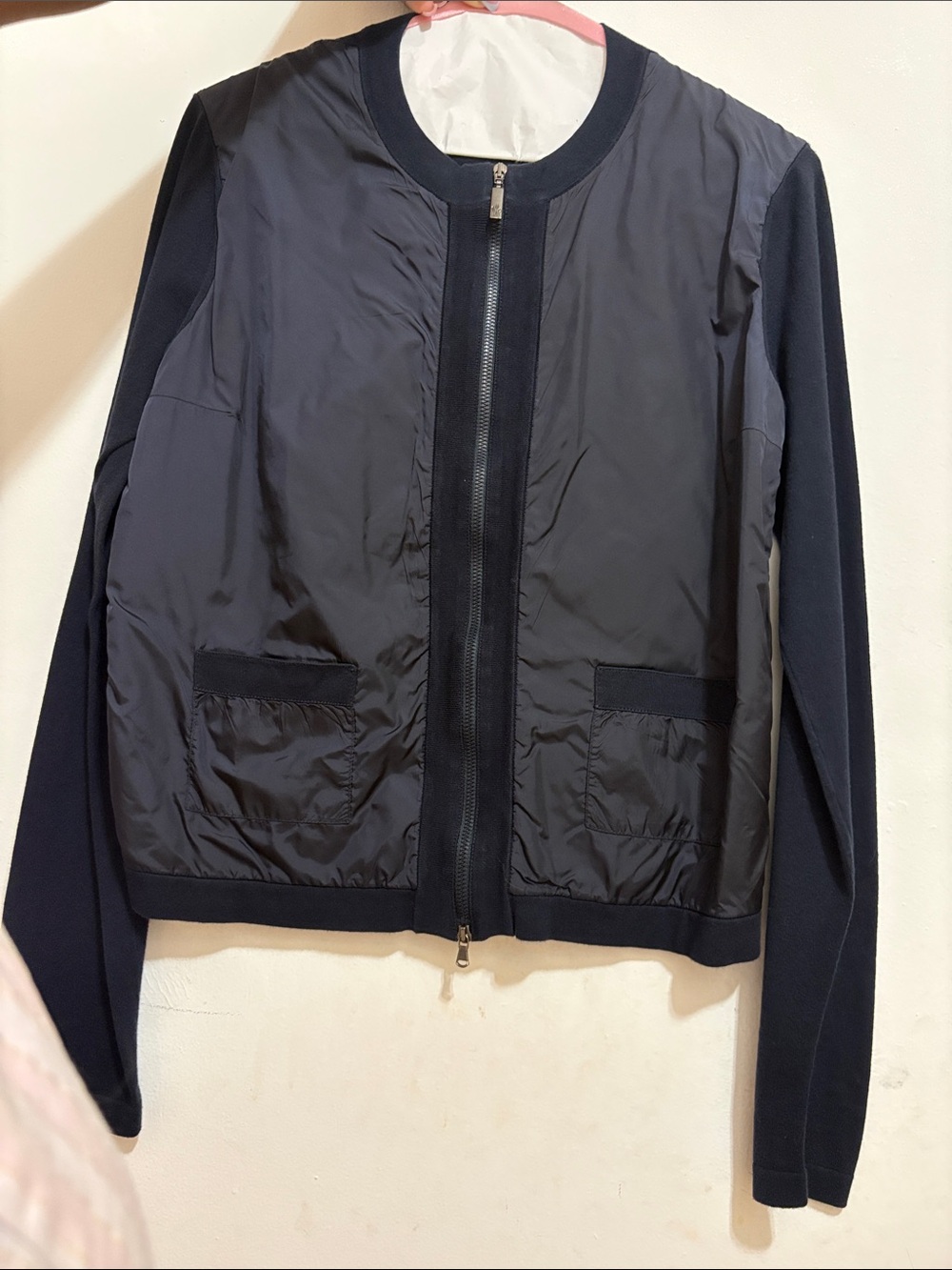 Moncler Navy Cardigan